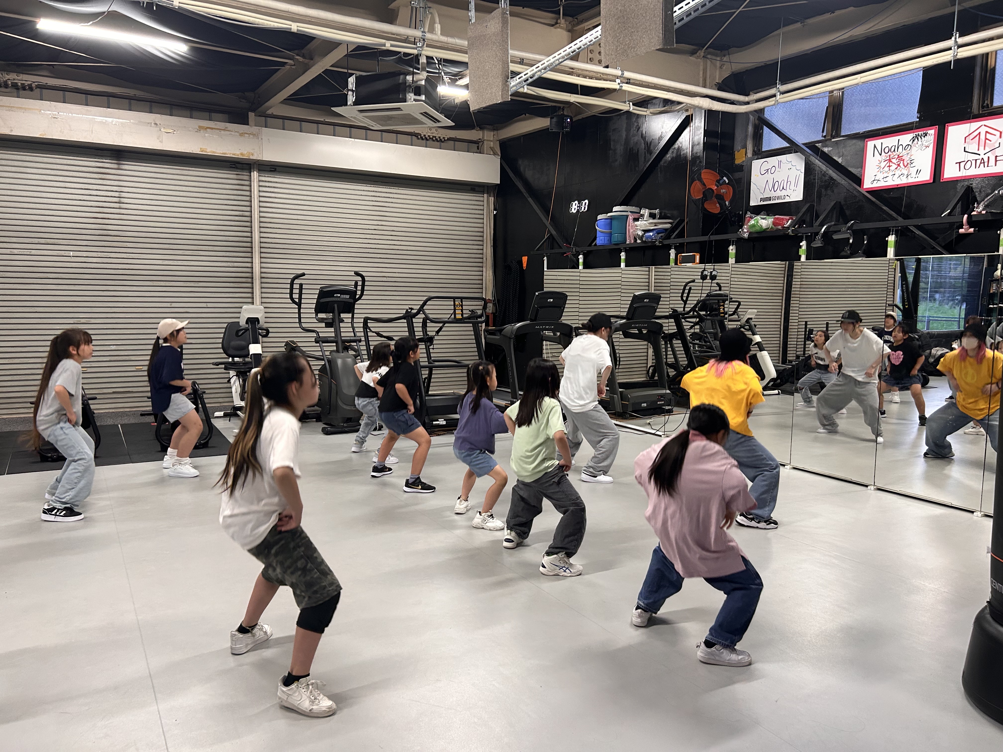 キッズダンス練習風景